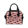 Chihuahua Pattern Print Design 01 Shoulder Handbag