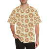 Bagel Pattern Print Design 03 Men's Hawaiian Shirt