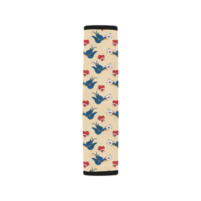 Swallow Bird Pattern Print Design 05 Car Seat Belt Cover