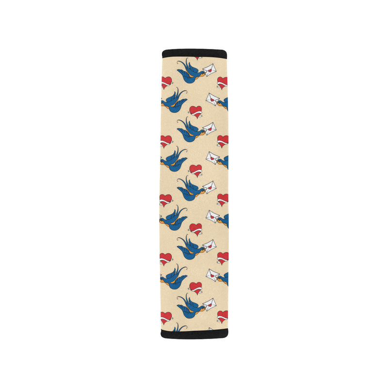 Swallow Bird Pattern Print Design 05 Car Seat Belt Cover