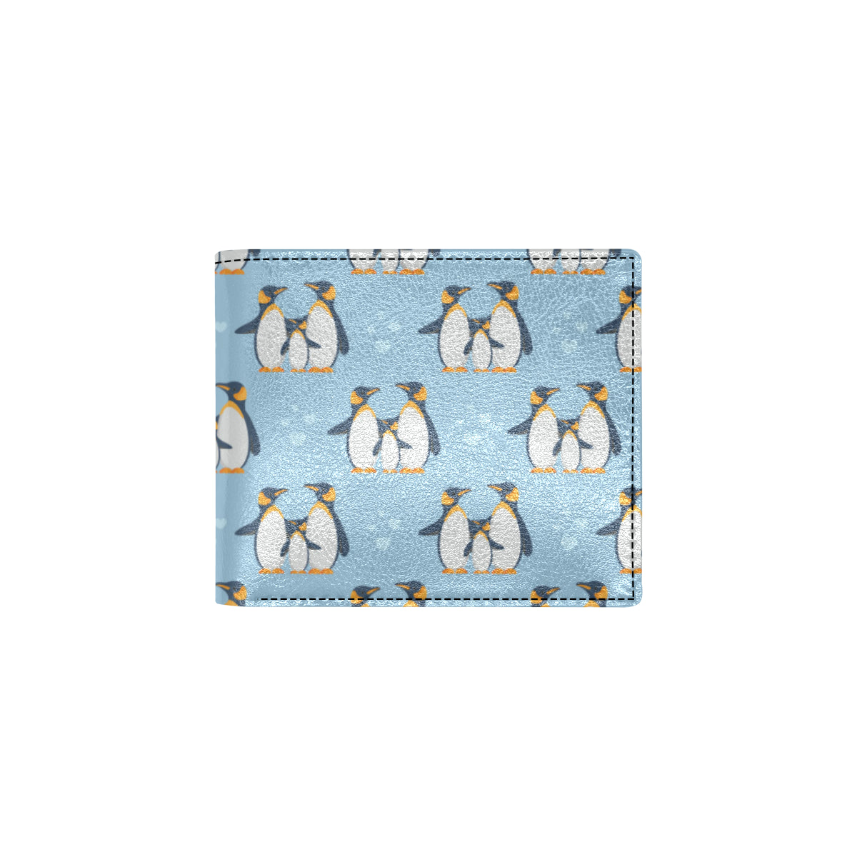 Penguin Pattern Print Design A04 Men's ID Card Wallet