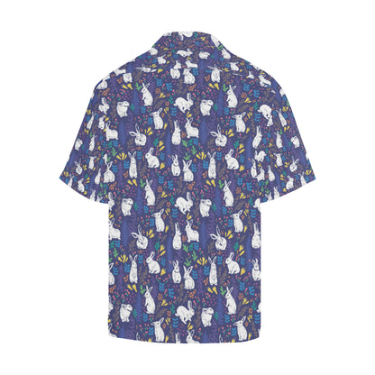 Bunny Pattern Print Design 01 Men's Hawaiian Shirt