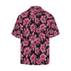 Lotus Pattern Print Design 03 Men's Hawaiian Shirt