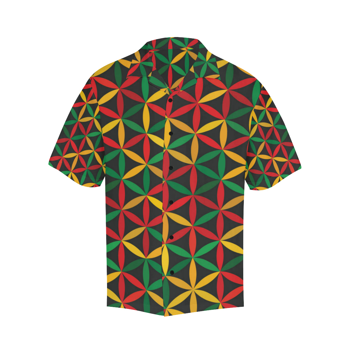 Rasta Pattern Print Design A04 Men's Hawaiian Shirt