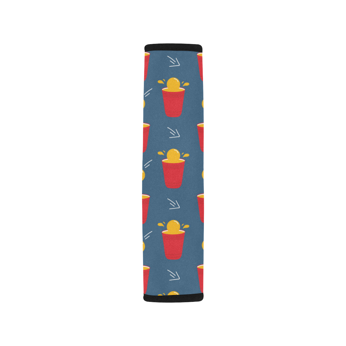 Beer Pong Pattern Print Design 02 Car Seat Belt Cover