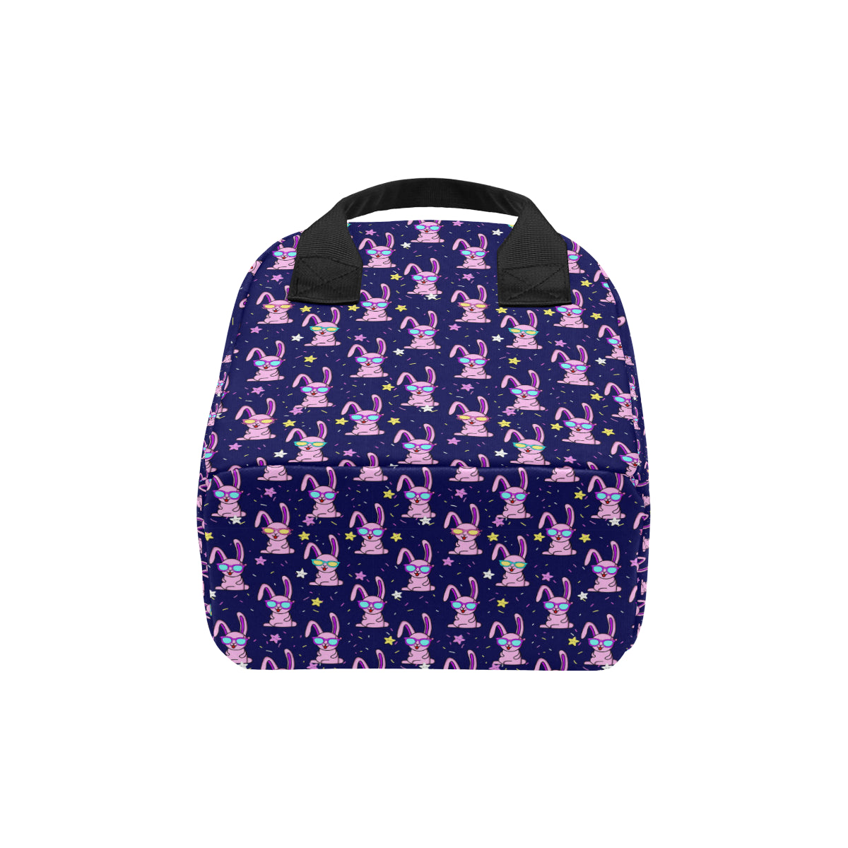 Rabbit Baby Pattern Print Design RB015 Insulated Lunch Bag