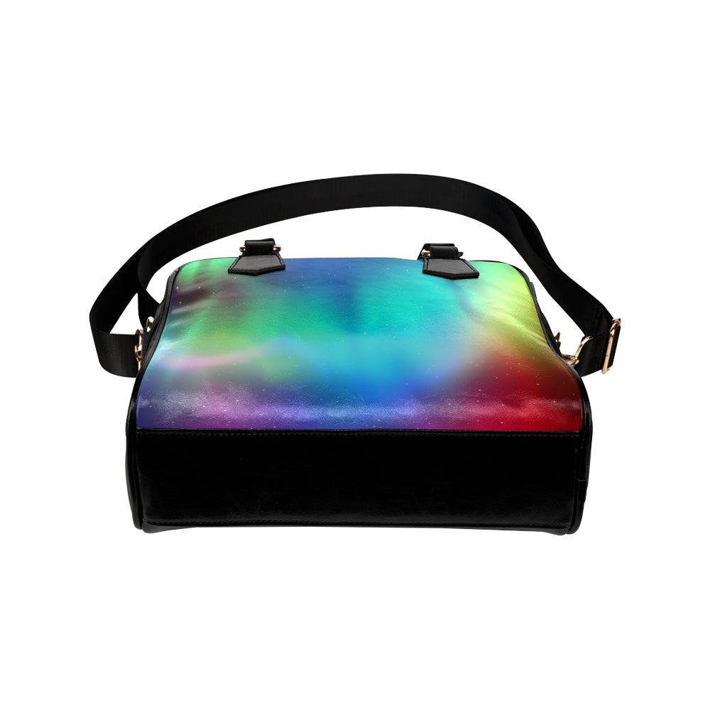 Aurora Borealis Pattern Print Design 02 Shoulder Handbag
