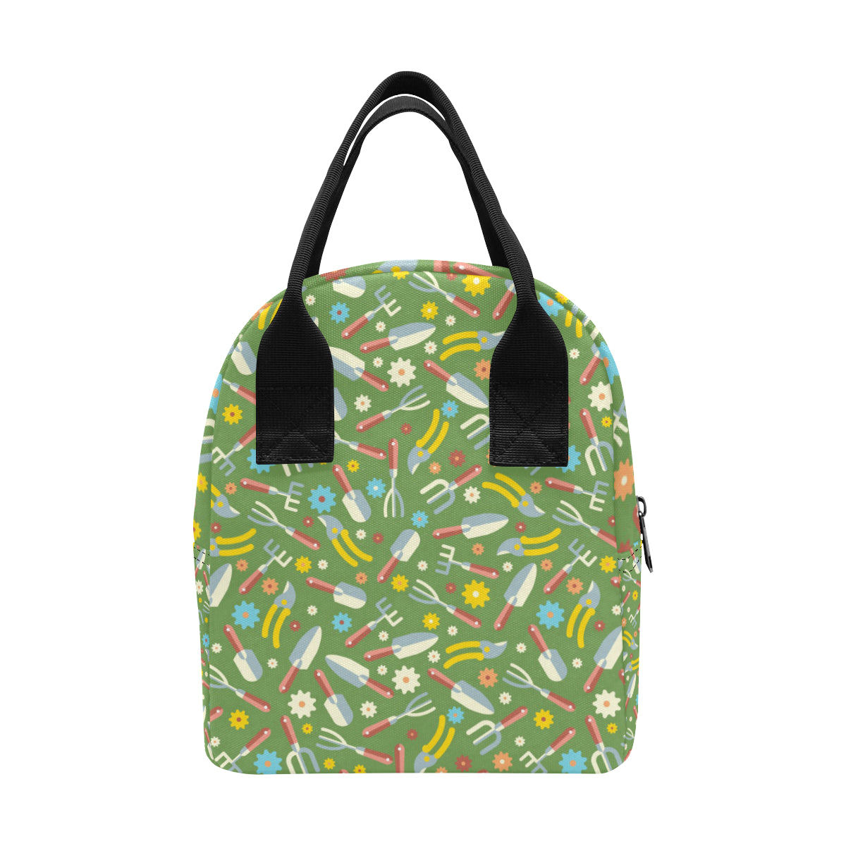 Gardening Pattern Print Design G06 Insulated Lunch Bag