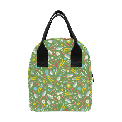 Gardening Pattern Print Design G06 Insulated Lunch Bag