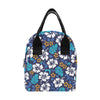 Hibiscus Pattern Print Design HB030 Insulated Lunch Bag