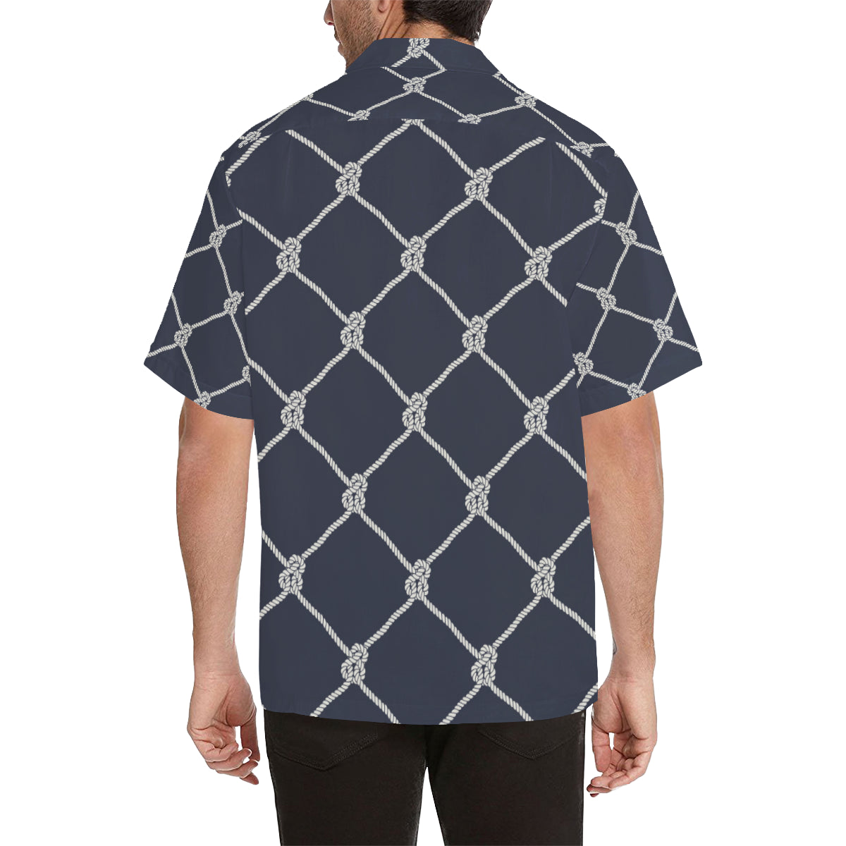 Rope Pattern Print Design A02 Men's Hawaiian Shirt