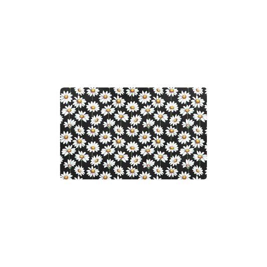 Daisy Print Pattern Kitchen Mat