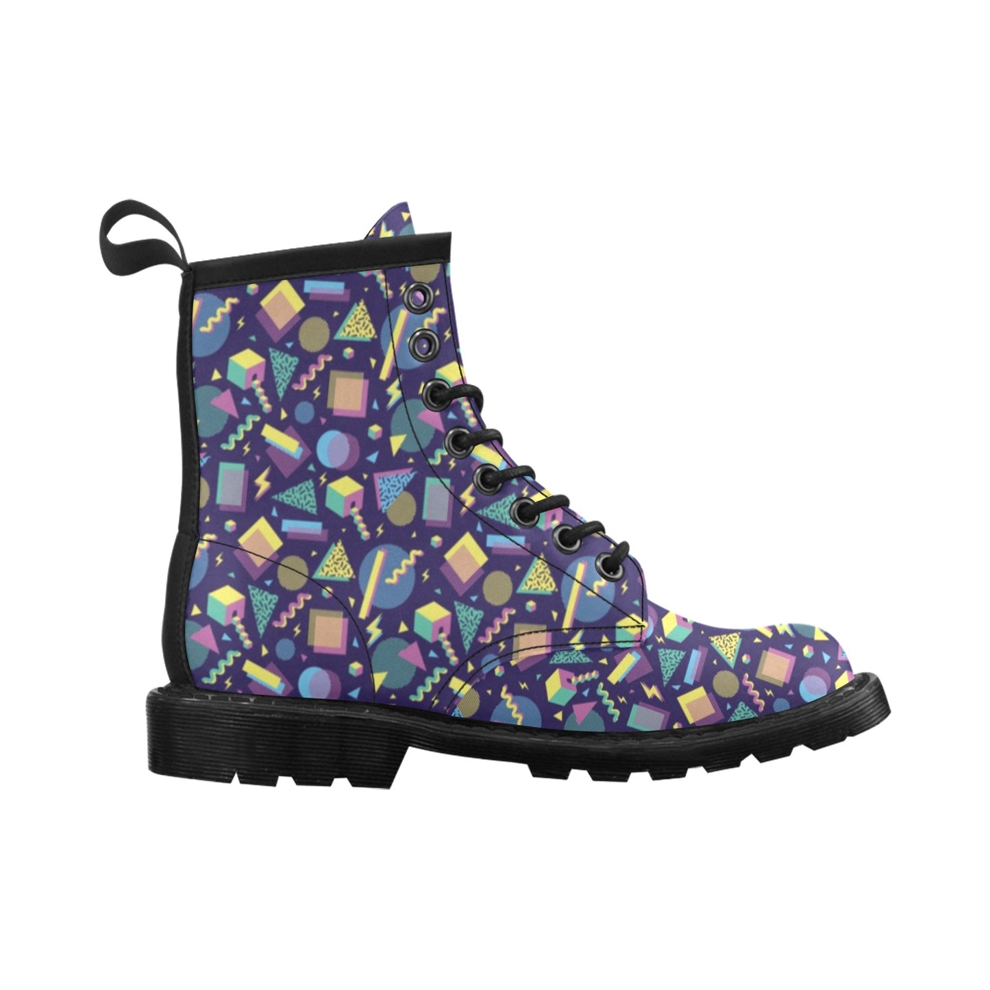 Geometric Print Design LKS401 Women's Boots