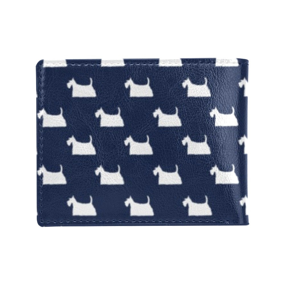 Scottish Terriers Print Design LKS303 Men's ID Card Wallet
