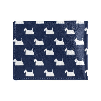 Scottish Terriers Print Design LKS303 Men's ID Card Wallet