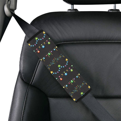 Christmas Light Pattern Print Design 01 Car Seat Belt Cover