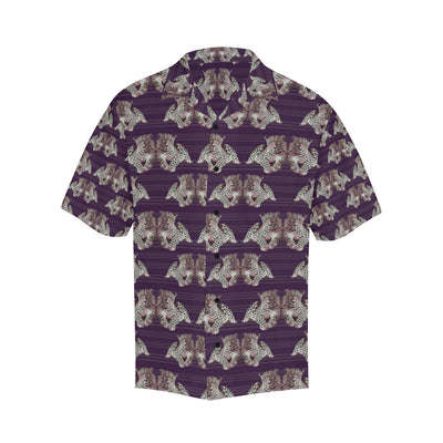 Leopard Pattern Print Design 01 Men's Hawaiian Shirt