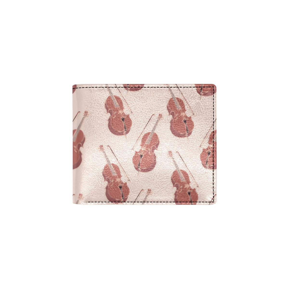Cello Pattern Print Design 03 Men's ID Card Wallet