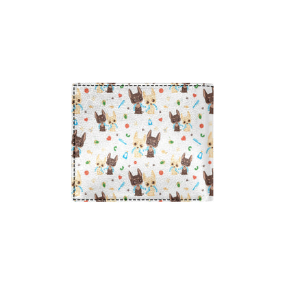 Chihuahua Pattern Print Design 06 Men's ID Card Wallet