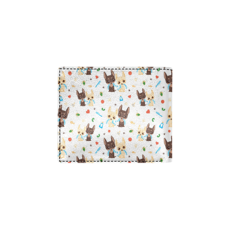 Chihuahua Pattern Print Design 06 Men's ID Card Wallet