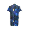 Galaxy Stardust Planet Space Print Men's Romper