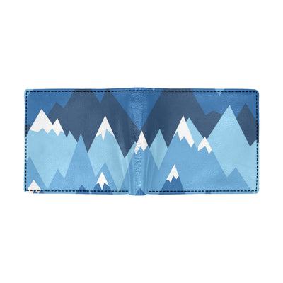 Mountain Pattern Print Design 04 Men's ID Card Wallet