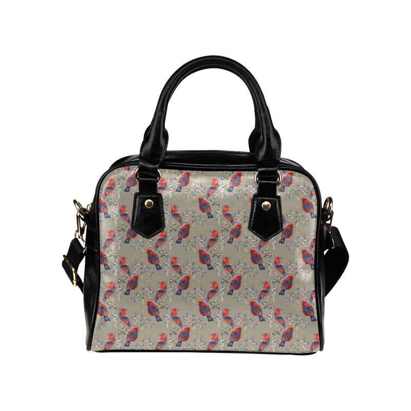 Birds Pattern Print Design 05 Shoulder Handbag