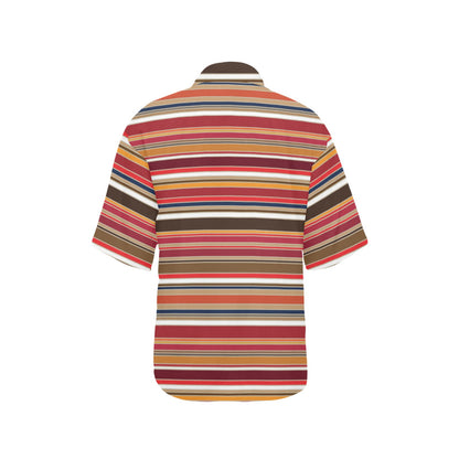 Serape Print Design LKS301 Women's Hawaiian Shirt