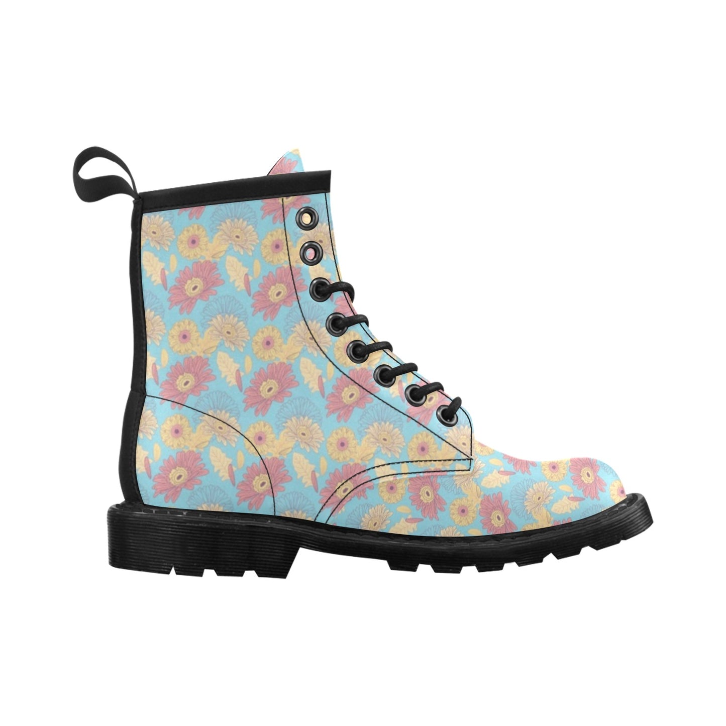 Gerberas Pattern Print Design GB04 Women's Boots