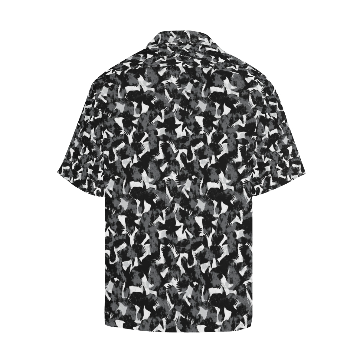 Crow Pattern Print Design 01 Men's Hawaiian Shirt