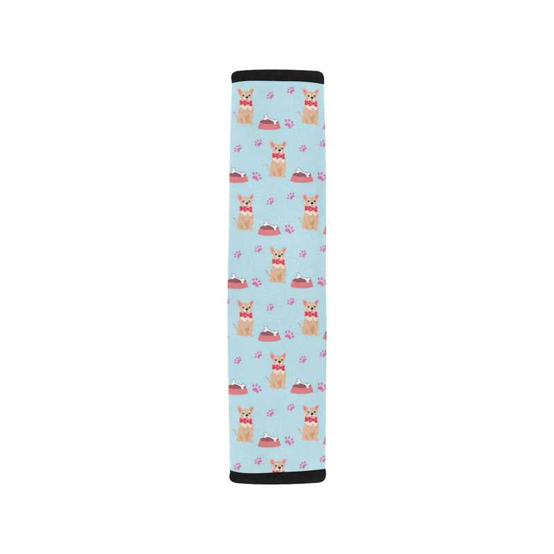 Chihuahua Pattern Print Design 05 Car Seat Belt Cover