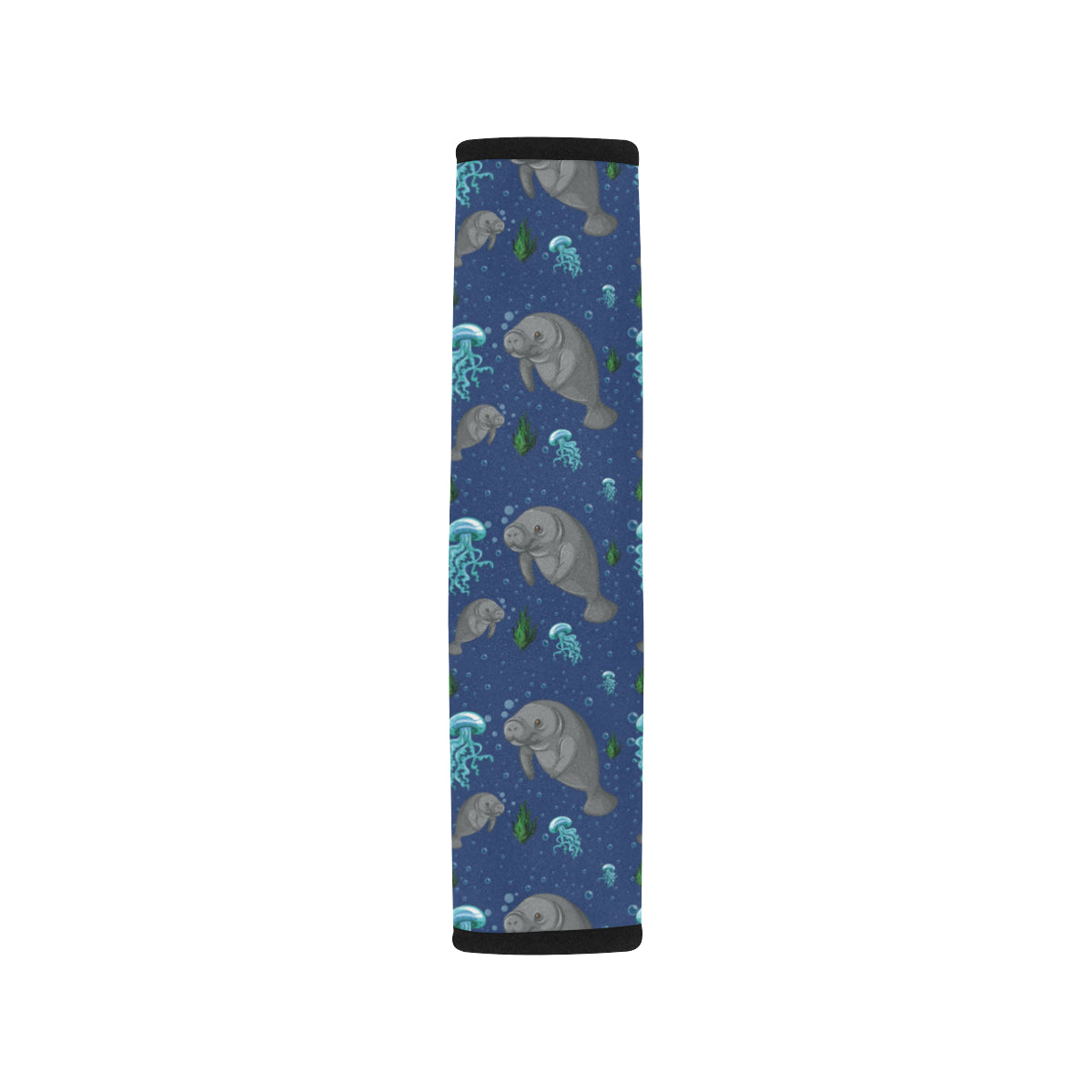 Manatee Pattern Print Design 01 Car Seat Belt Cover