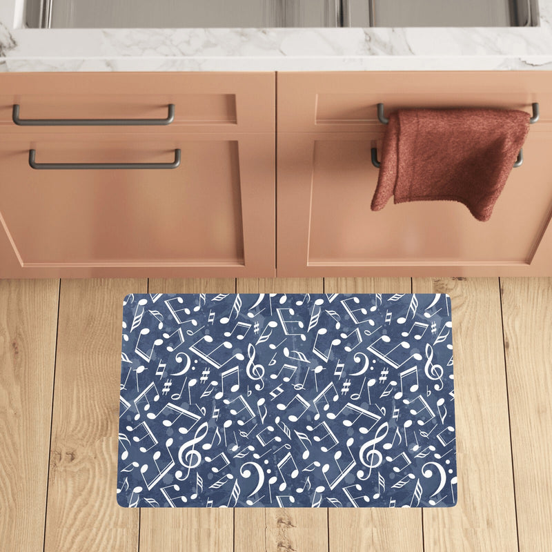 Music note Pattern Print Design A02 Kitchen Mat