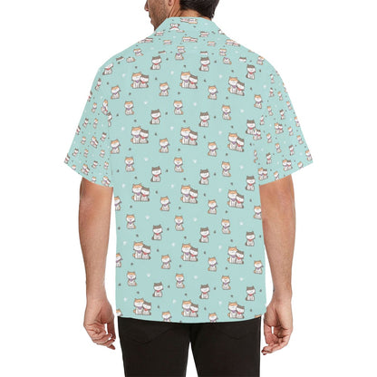 Shiba Inu Print Design LKS302 Men's Hawaiian Shirt