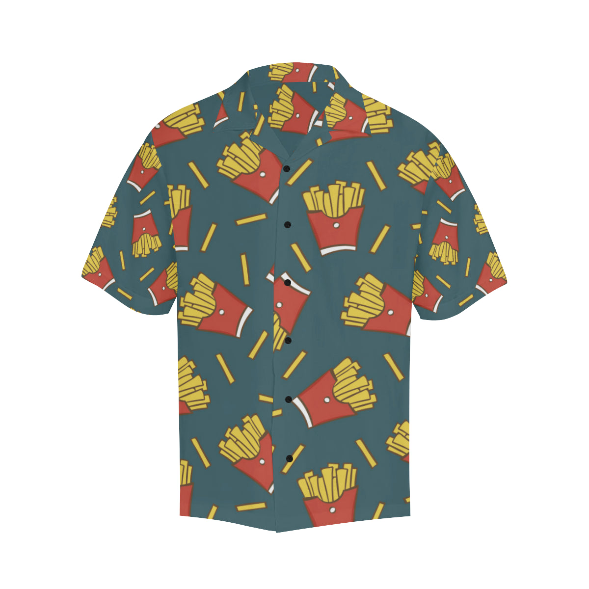 French Fried Pattern Print Design 04 Men's Hawaiian Shirt