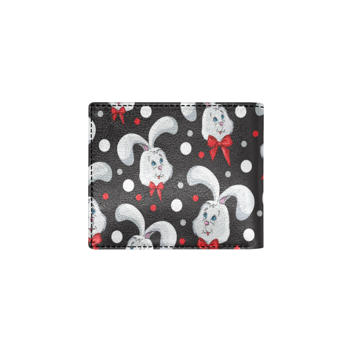 Rabbit Pattern Print Design RB012 Men's ID Card Wallet