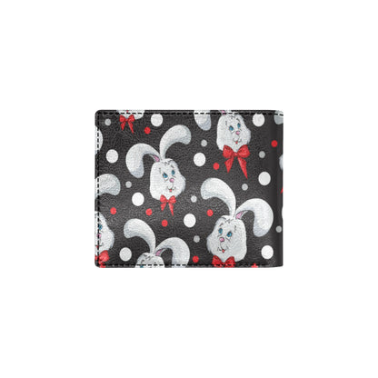 Rabbit Pattern Print Design RB012 Men's ID Card Wallet