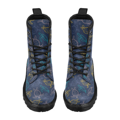 Sea Turtle Baby Print Women's Boots