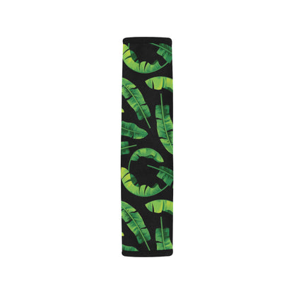Banana Leaf Pattern Print Design BL02 Car Seat Belt Cover