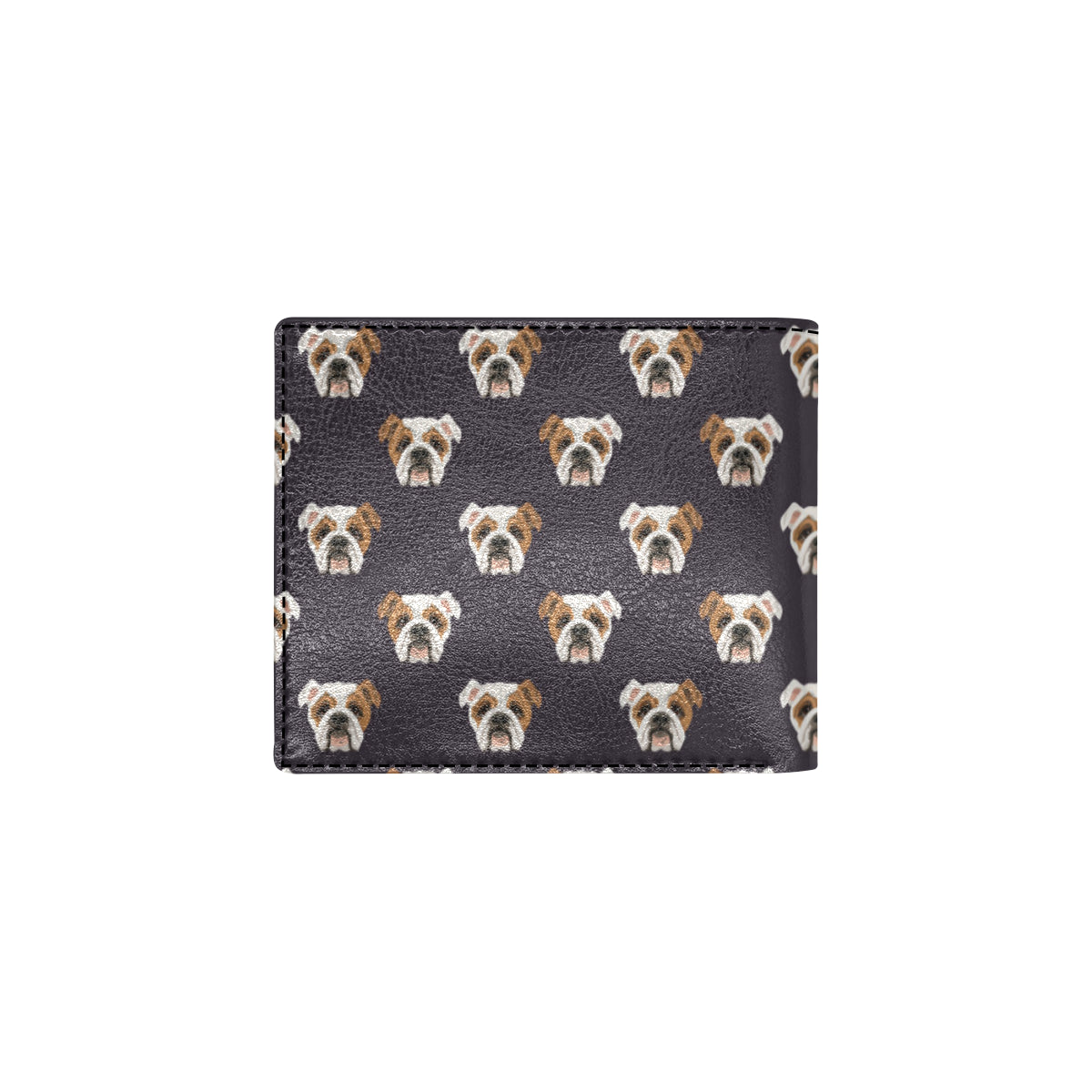 Bulldogs Pattern Print Design 03 Men's ID Card Wallet