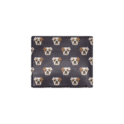 Bulldogs Pattern Print Design 03 Men's ID Card Wallet