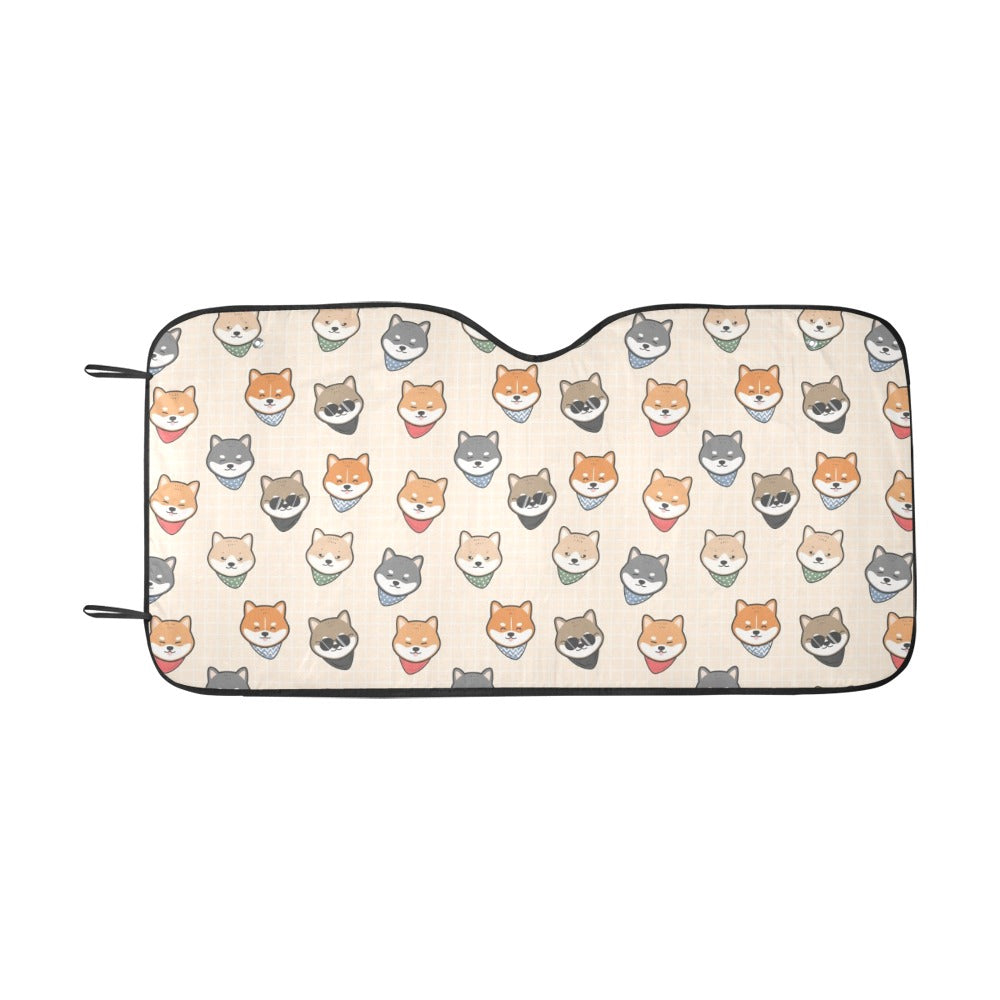 Shiba Inu Print Design LKS3010 Car front Windshield Sun Shade