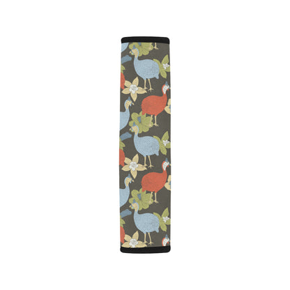 Guinea Fowl Pattern Print Design 02 Car Seat Belt Cover