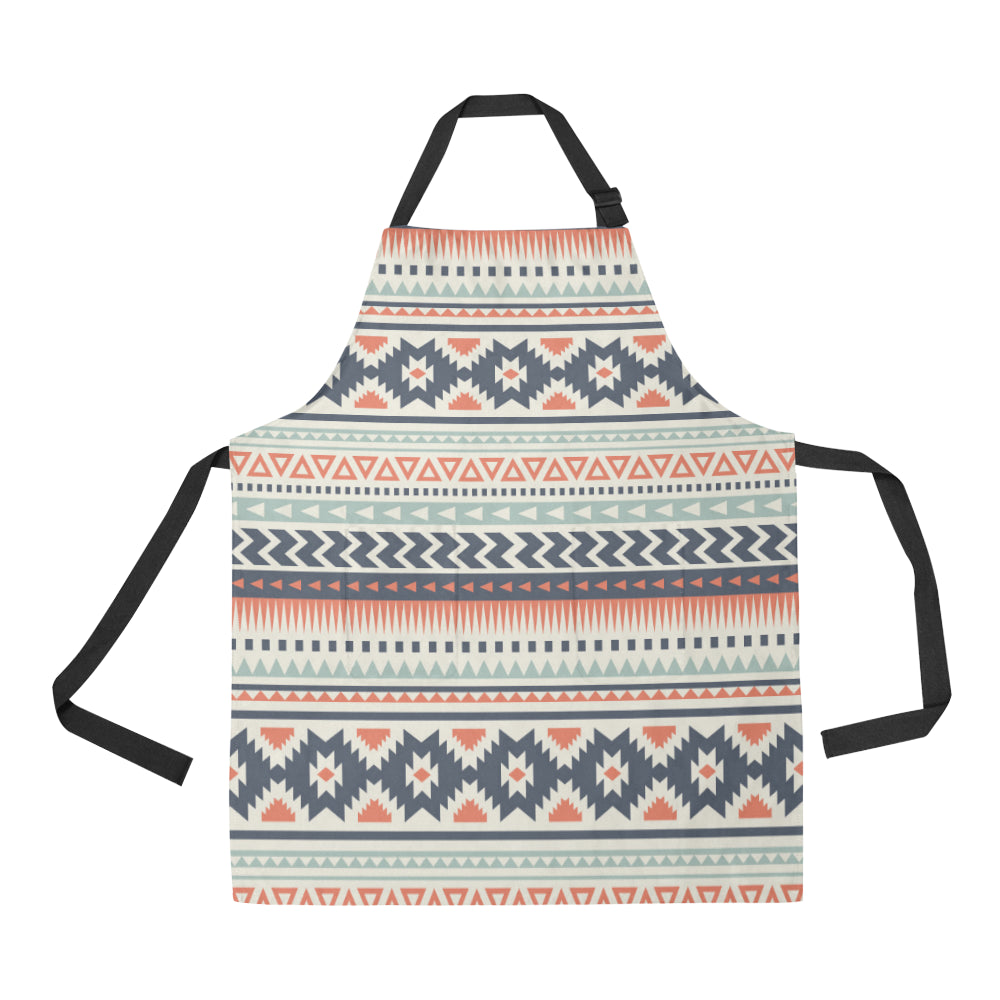 Tribal Aztec vintage pattern Apron with Pocket