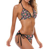 Dahlia Pattern Print Design DH02 Bikini