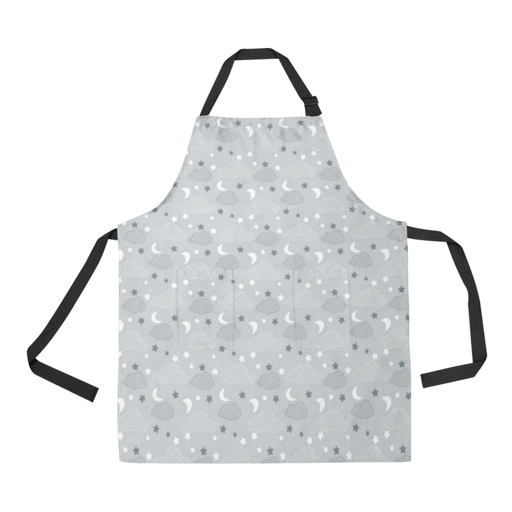 Cloud  Pattern Print Design 04 Apron with Pocket