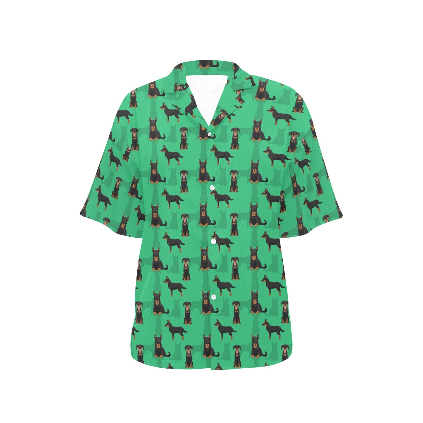 Beauceron Pattern Print Design 01 Women's Hawaiian Shirt