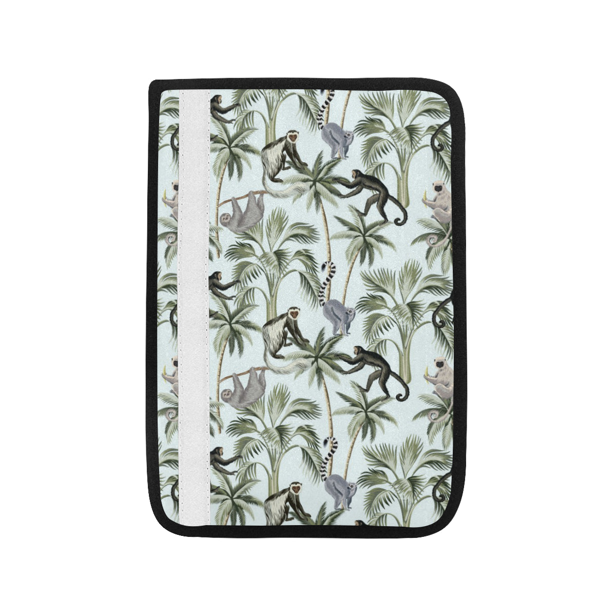 Rainforest Pattern Print Design RF04 Car Seat Belt Cover