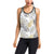 Gold Glitter Tropical Palm Leaves Women's Racerback Tank Top