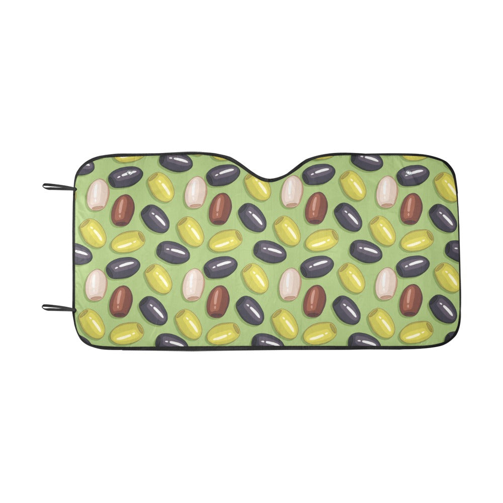 Olive Print Design LKS301 Car front Windshield Sun Shade